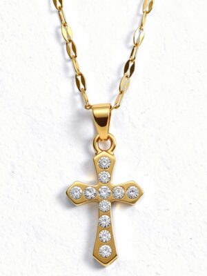 Eternal Radiance Faux-Crystal Cross