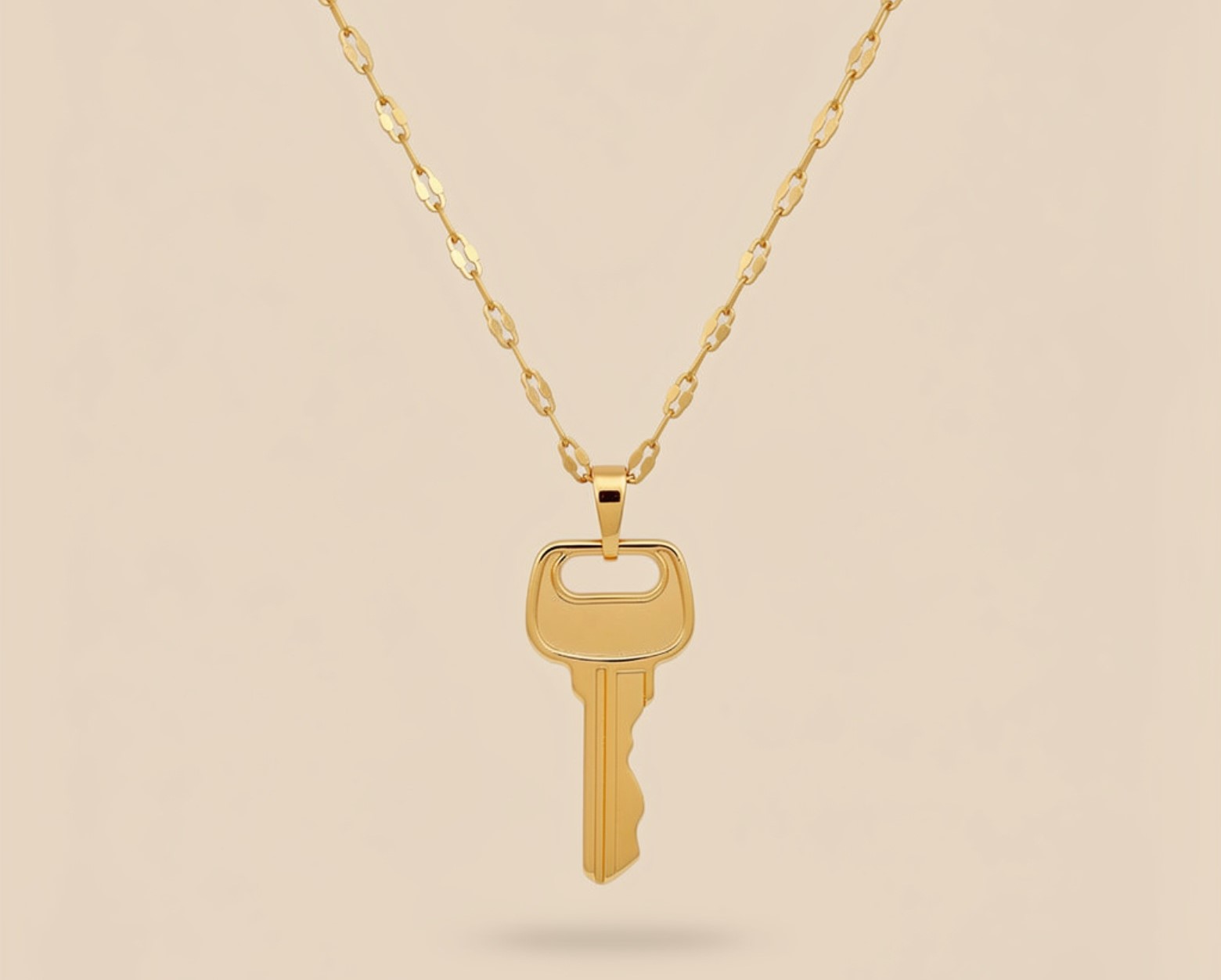Minimalist Key to My Heart Necklace Minimalist Key to My Heart Necklace