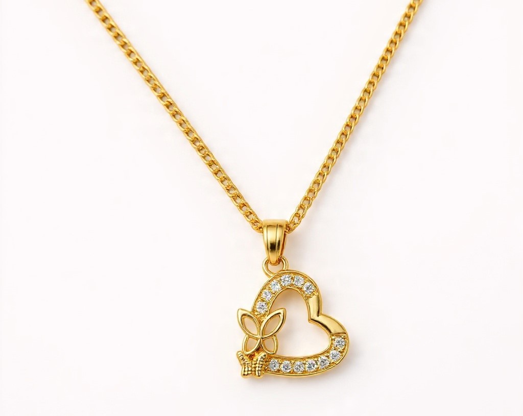 The Fluttering Heart Pendant Necklace The Fluttering Heart Pendant Necklace