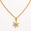 The Radiant Sunburst Star Pendant Necklace